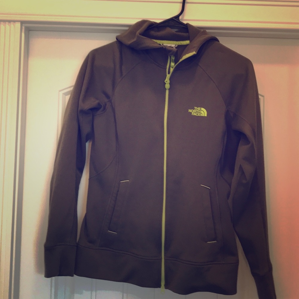 Northface fleece lined zip up hoody